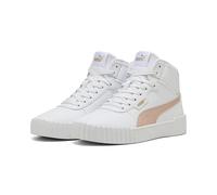 Puma Mid-Sneaker Carina 2.0 Damen Weiß/Rose Quartz/Gold Größe 40,5