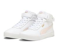 PUMA Damen Carina 2.0 Mid Turnschuhe, Puma White Frosty Pink Puma Gold, 40.5 EU