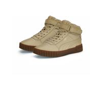 PUMA Carina 2.0 Winterized Mid-Top Sneaker gefüttert Damen light sand/light sand/puma team gold/gum 38