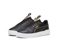 PUMA Carina 2.0 Pop Up Metallics Jr Sneaker, Schwarz, Gold, Weiß, 38 EU