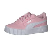 PUMA Carina 2.0 PS Sneaker, Almond Blossom White Silver, 29 EU
