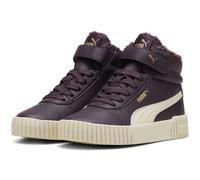 PUMA Carina 2.0 Winterized Mid-Top Sneaker gefüttert Mädchen 06 - midnight plum/alpine snow/puma gold 30