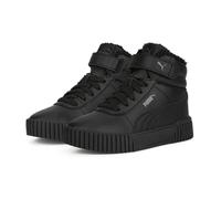 Puma Carina 2.0 Winterized Mid-Top Sneaker gefüttert Mädchen PUMA black/PUMA black/dark shadow 30 für Kinder, schwarz, Größe 32 EU