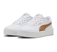 PUMA Carina 3.0 Animal Sneaker Mädchen 02 - PUMA white/light sand/PUMA gold 32