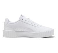 PUMA Damen Sneaker Carina 3.0 Leder – PUMA white/PUMA gold – Größe 42,5