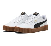 PUMA Carina 3.0 Leder Sneaker Damen 14 - PUMA white/PUMA black 38