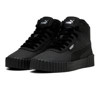 Puma Damen Sneaker Carina 3.0 Mid WTR – Schwarz/Silber – Gr. 38 – atmungsaktiv