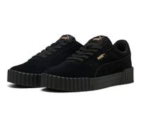 PUMA Carina 3.0 Suede Sneaker Damen 01 - PUMA black/PUMA gold 37.5