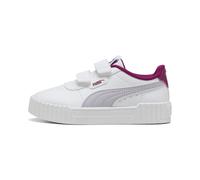 Sneaker PUMA "Carina 3.0 Sneakers Mädchen", Mädchen, Gr. 33, lila (weiß lila crush lila), Obermaterial: Synthetik, Leder; Futter: Textil; Innensohle: Textil; Laufsohle: Gummi, Schuhe (17204930-33) wei