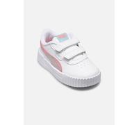 PUMA Mädchen Carina 3.0 Space Belle Sneakers 22, White Pinkscape Pink