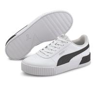 PUMA Carina L Sneaker Damen in puma white-puma black-puma silver, Größe 42