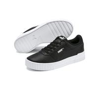 PUMA Damen Carina L Sneakers, Puma Black-Puma White-Puma Silver, 38 EU