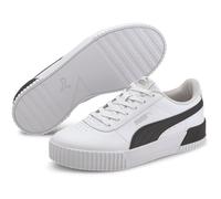 PUMA Damen Carina L Turnschuhe, Puma White Puma Black Puma Silver, 42 EU