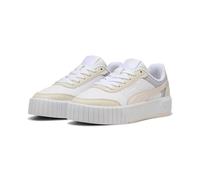 PUMA Carina MIA JR Sneaker, White-Jasmine Flower-Alpine Snow, 39 EU, Puma Weiße Jasminblüte Alpenschnee, 6 UK