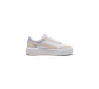 Puma Mädchen Sneaker Carina Mia Jr 403746-03 38.5 Puma White-Jasmine Flower-Snow