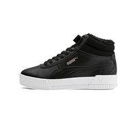 PUMA Carina Mid WTR Jr Kinder Sneaker Winterschuhe Schuhe gefüttert 309683 Schwarz, Schuhgröße:38 EU