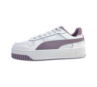 PUMA Carina Street Plateau Sneaker Damen 52 - PUMA white/plum jam/PUMA silver 39