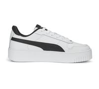 PUMA Damen Carina Street Sneaker, White Black Silver, 40.5 EU