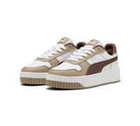 PUMA "CARINA STREET" für Alltag, mit leicht erhöhtem Plateau, mit Textil-Innenmaterial (96820027-42,5) puma weiß, flat bronze, ice coffee