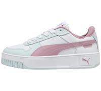 PUMA Carina Street JR Sneaker, White-Poised PINK-SEA Glass, 39.5 EU
