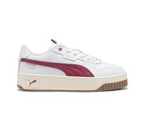 PUMA Carina Street Lux Damen-Sneaker, Plateau, Schnürschuhe, leger, Weiß, Größe 41