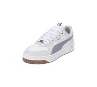 Puma Carina Street Lux Damen-Sneaker, White-Pale Plum-Feather Gray, 41 EU
