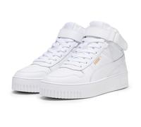 PUMA Carina Street Mid-Top Plateau Sneaker Damen 01 - PUMA white/PUMA white/PUMA gold 40.5