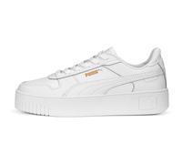 PUMA Carina Street Plateau Sneaker Damen 01 - PUMA white/PUMA white/PUMA gold 40