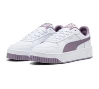PUMA Carina Street Plateau Sneaker Damen 52 - PUMA white/plum jam/PUMA silver 40