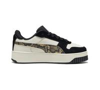 PUMA Carina Street Snake Chic Plateau Sneaker Damen 02 - vapor gray/puma black/puma gold 39