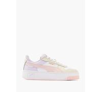 PUMA Damen Carina Street Sneaker, White Frosty Pink Alpine Snow, 39 EU