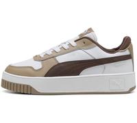 Puma Damen Sneaker Carina Street 389390-54 40.5 Puma White-Flat Bronze-Ice Coffee
