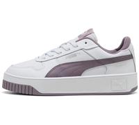 PUMA Carina Street Sneaker für Damen, White Plum Jam Silver, 39 EU