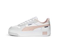Puma Carina Street Sneakers Damen Schuhe | Mit Plain | White/Rose Dust/Feather Gray | Größe: 35.5 White