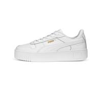 PUMA Damen Sneaker Carina Street Weiß/Gold Größe 37,5 EU