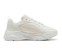 PUMA Cassia 2.0 Leder Plateau Sneaker Damen 05 - warm white/jasmine flower/puma white 42