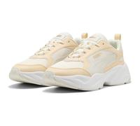 Puma Damen-Sneaker Cassia 2.0 Plateau – warmweiß/dampfgrau Segeltuch – Größe 38