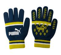 Puma Cat Magic Big Logo Winter Herren Handschuhe blaugrün gelb 041678 02 M
