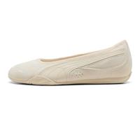Ballerina PUMA "Catch Soleil Ballerinas Damen", Damen, Gr. 41, alpine snow weiß, Obermaterial: Synthetik, Textil, Kuhleder, Leder; Futter: Textil; Innensohle: Textil; Laufsohle: Gummi, Schuhe Ballerin