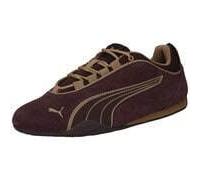 Sneaker PUMA "CATCH SOLEIL SD", Damen, Gr. 37,5, braun (chocolate fondue, soft taupe), Leder, Schuhe Sneaker, für Alltag, mit Lederobermaterial, sportlicher Stil, mit Schnürung (18800969-37,5) chocola