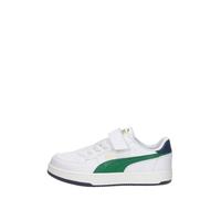 PUMA Caven 2.0 Retro AC+ Sneaker mit Klettverschluss Kinder 02 - PUMA white/archive green/warm white 34
