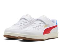 PUMA CAVEN 2.0 Retro AC+ PS Sneaker, White-for All TIME RED-Gum, 32.5 EU