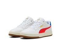 PUMA CAVEN 2.0 Retro JR Sneaker, White-for All TIME RED-Gum, 38 EU, Puma White for All Time Red Gum, 5 UK