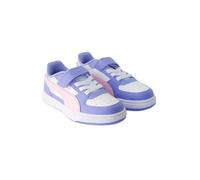 Sneaker PUMA "CAVEN III BLOCK AC+ PS", Damen, Gr. 32, intense lavender, pearl pink, puma weiß, Synthetik, unifarben, Schuhe Sneaker, mit Klettverschluss, leicht profilierte Gummilaufsohle (27659968-32