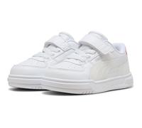 PUMA Caven III Holo 2.0 AC+ Baby-Sneaker mit Klettverschluss 01 - PUMA white/rosy outlook/PUMA silver 21