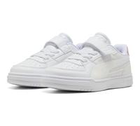 PUMA CAVEN III Holo 2.0 AC+ PS Sneaker, Weiß-Rosy Outlook-Silber, 10.5 UK, für Kinder