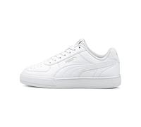 PUMA Caven Jr Sneaker für Kinder, Unisex, Puma Weiß, Weiß, Grau, Violett, 36 EU