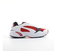 Puma Cell Viper White Red Textile Mens Schnürungstrainer 369505 03 EU 42 / UK 8