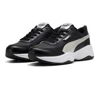 PUMA Damen Cilia Mode Metallic Whisper Sneakers 38, Black Silver White Metallic