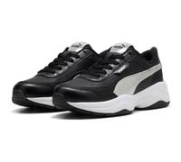PUMA Cilia Mode Metallisch Whisper Sneakers Damen, Schuhe, Schwarz, 38.5 Black